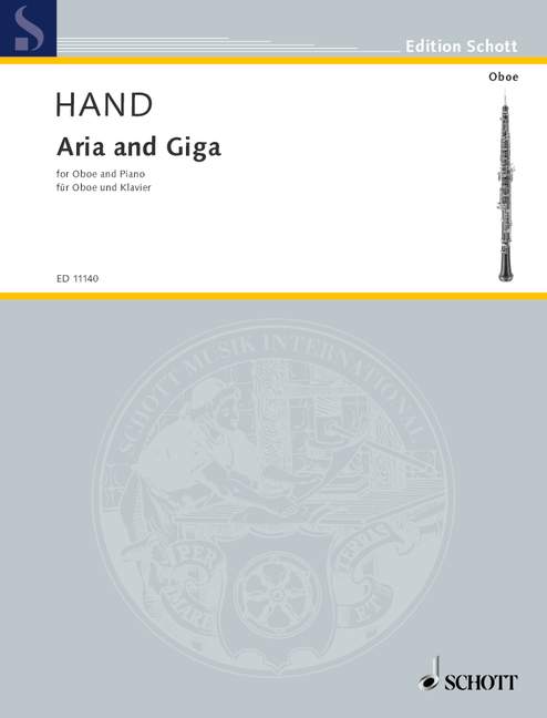 Aria and Gigue  for oboe and piano  