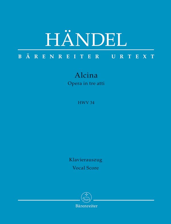 Alcina HWV34    Klavierauszug (it/dt)