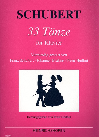 33 Tänze   für Klavier zu 4 Händen  