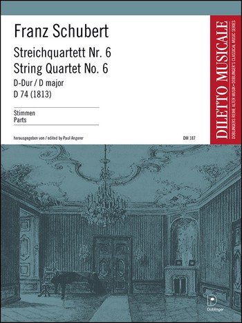 Streichquartett D-Dur Nr.6 D74&nbsp;&nbsp;Stimmen&nbsp;&nbsp;