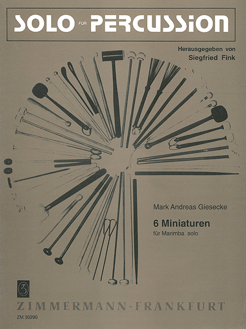6 MINIATUREN FUER MARIMBA SOLO&nbsp;&nbsp;&nbsp;&nbsp;