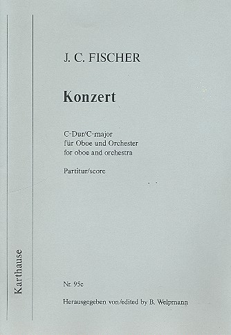 Konzert C-Dur  für Oboe und Orchester  Partitur
