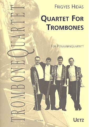 Quartet for trombones  Partitur und Stimmen  Posaunenquartett