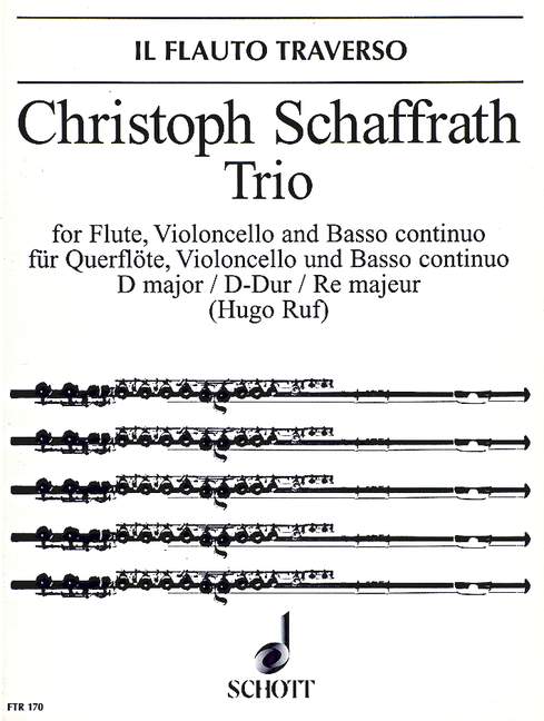 Trio D-Dur  für Flöte, Violoncello (Viola da gamba) und Basso continuo  