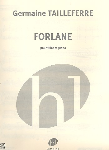 Forlane  pour flûte et piano  