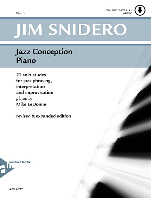 Jazz Conception (+Online-Audio)&nbsp;&nbsp;for piano&nbsp;&nbsp;21 solo etudes for jazz phrasing, interpretation, improvisation