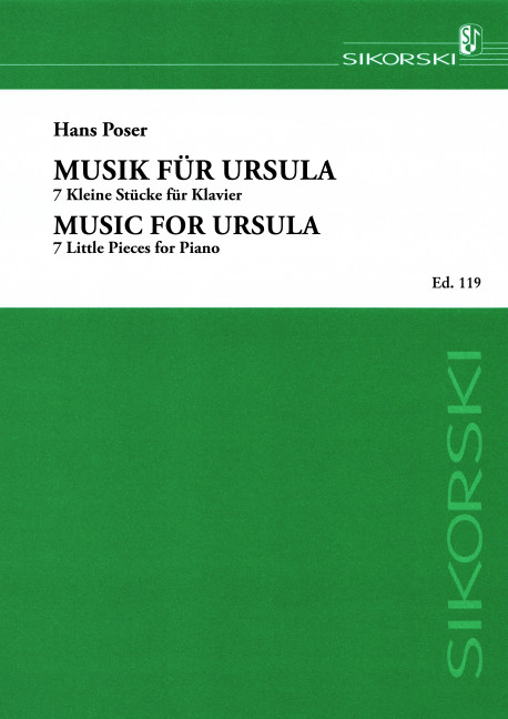 Musik für Ursula op.10&nbsp;&nbsp;7 kleine Stücke für Klavier&nbsp;&nbsp;