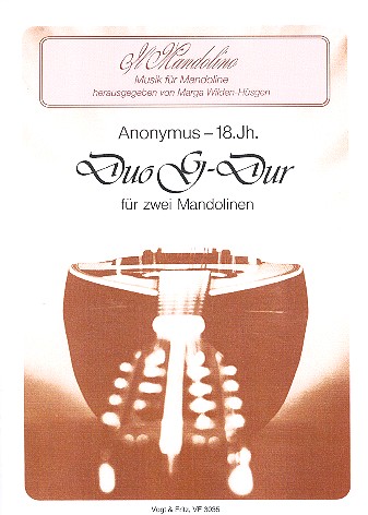Duo G-Dur  für 2 Mandolinen  Stimmen