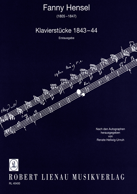 Klavierstücke 1843-44  für Klavier  