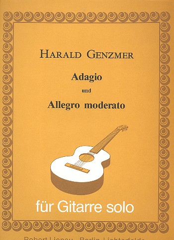 Adagio und Allegro moderato  für Gitarre  