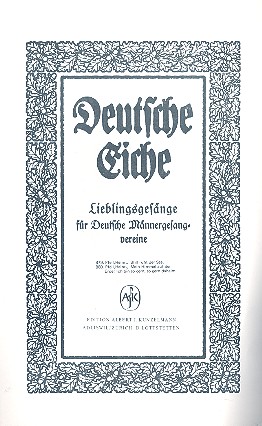 Still ruht der See op.10,1  für Männerchor a cappella  Chorpartitur