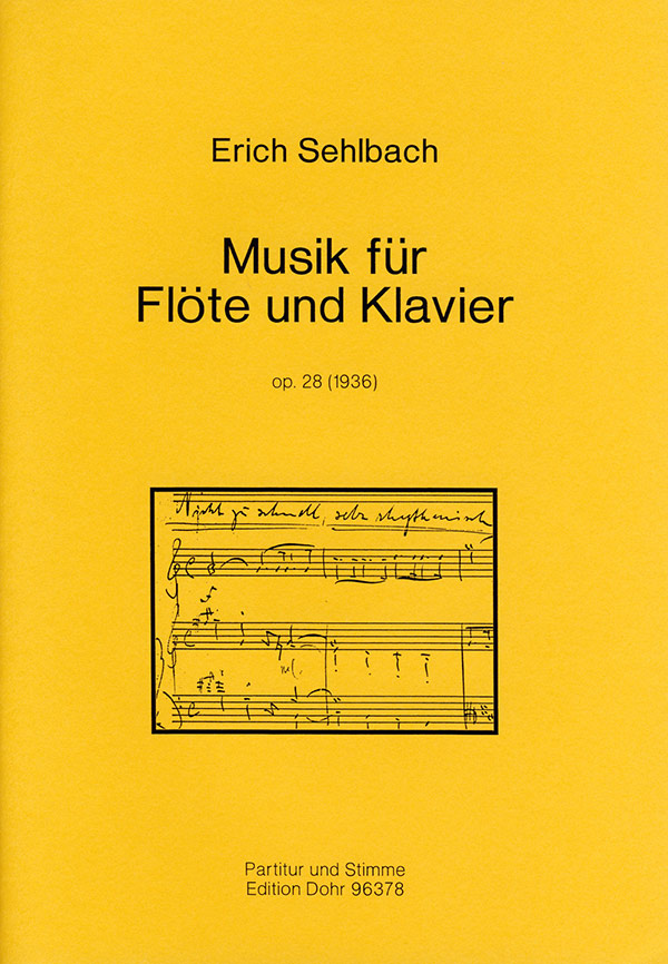 Musik für Flöte und Klavier op.28&nbsp;&nbsp;&nbsp;&nbsp;