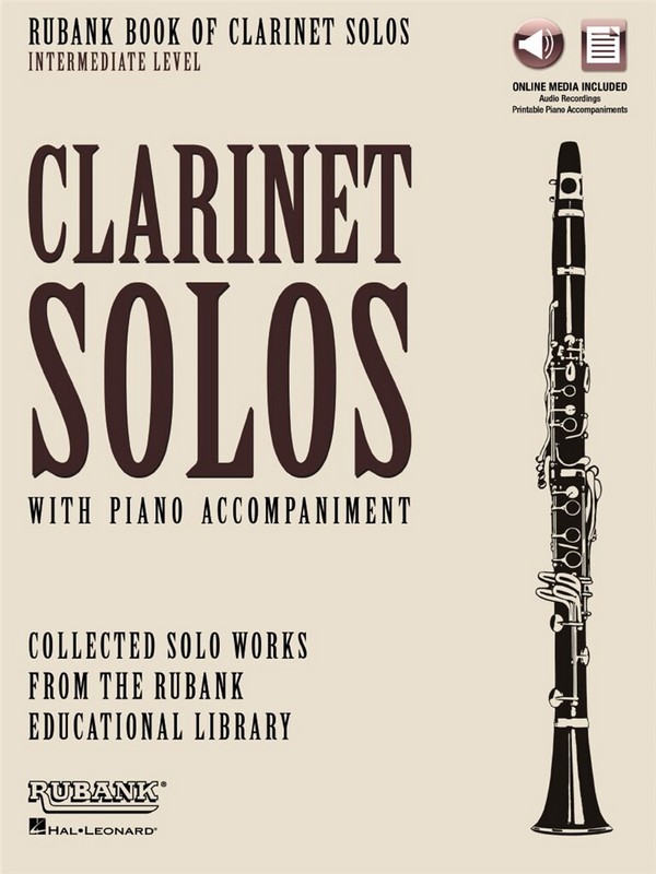 Clarinet Solos - intermediate Level  for clarinet and piano  