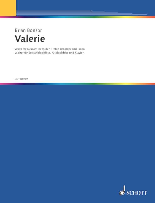 Valerie Waltz for descant and&nbsp;&nbsp;for descant and treble recorders and piano&nbsp;&nbsp;