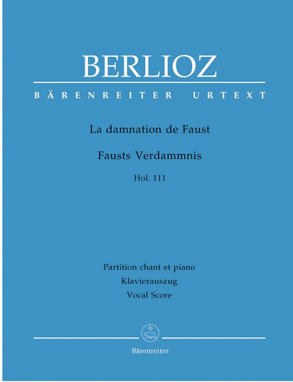 La damnation de Faust&nbsp;&nbsp;&nbsp;&nbsp;Klavierauszug