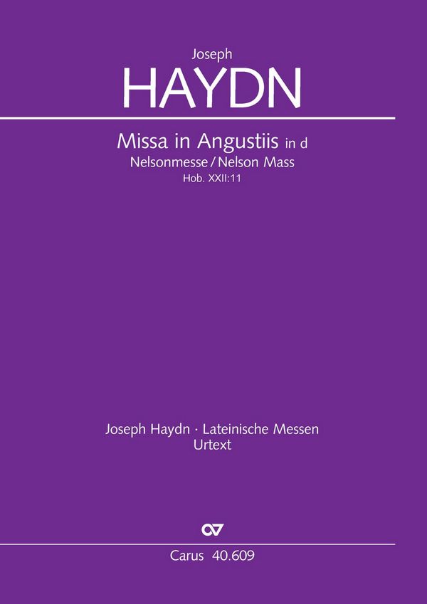 Missa in angustiis d-Moll Hob.XXII:11&nbsp;&nbsp;für Soli, Chor und Orchester&nbsp;&nbsp;Partitur