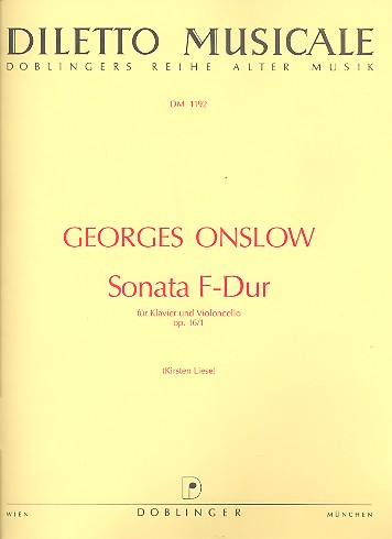 Sonata F-Dur op.16,1  für Violoncello und Klavier  