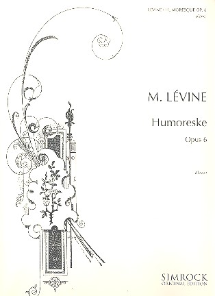 Humoreske op.6&nbsp;&nbsp;für Klavier&nbsp;&nbsp;