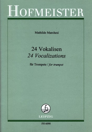 24 Vokalisen op.3  für Trompete  