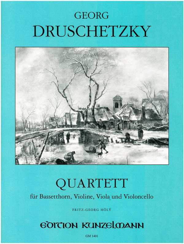 Quartett  für Bassetthorn, Violine, Viola und Violoncello  Stimmen