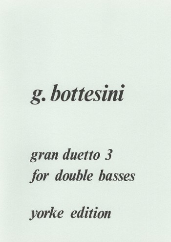 Gran duetto no.3  for 2 double basses  score