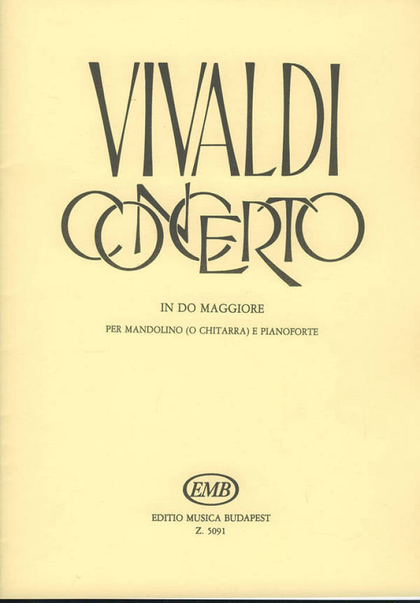 Konzert C-Dur RV425 &nbsp;&nbsp;für Mandoline (Gitarre) und Klavier&nbsp;&nbsp;