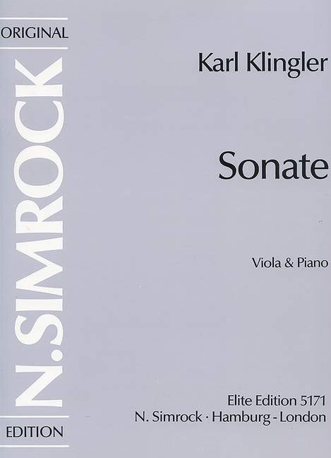 Sonate&nbsp;&nbsp;für Viola und Klavier&nbsp;&nbsp;