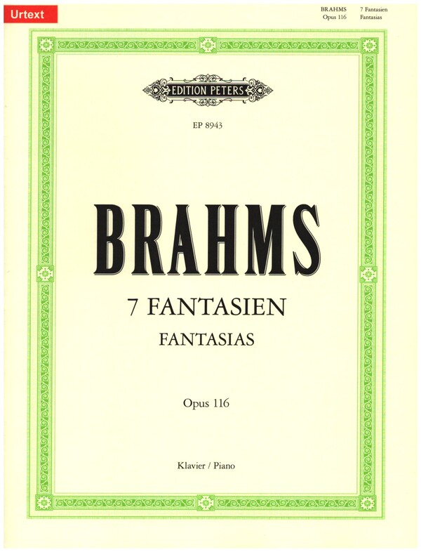 7 Fantasien op.116&nbsp;&nbsp;für Klavier&nbsp;&nbsp;