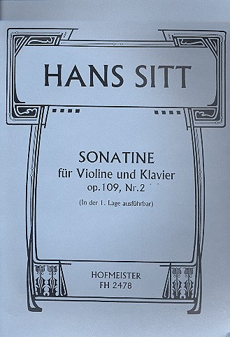 Sonatine op.109,2 für Violine  und Klavier  