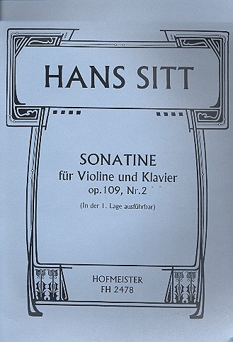 Sonatine op.109,2 für Violine&nbsp;&nbsp;und Klavier&nbsp;&nbsp;