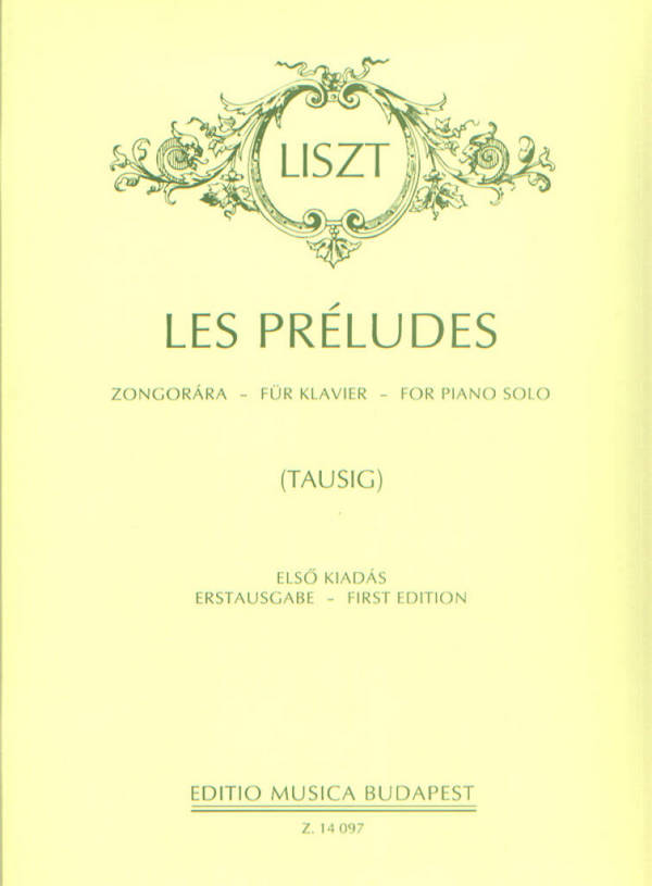 Les préludes Sinfonische Dichtung&nbsp;&nbsp;für Klavier&nbsp;&nbsp;