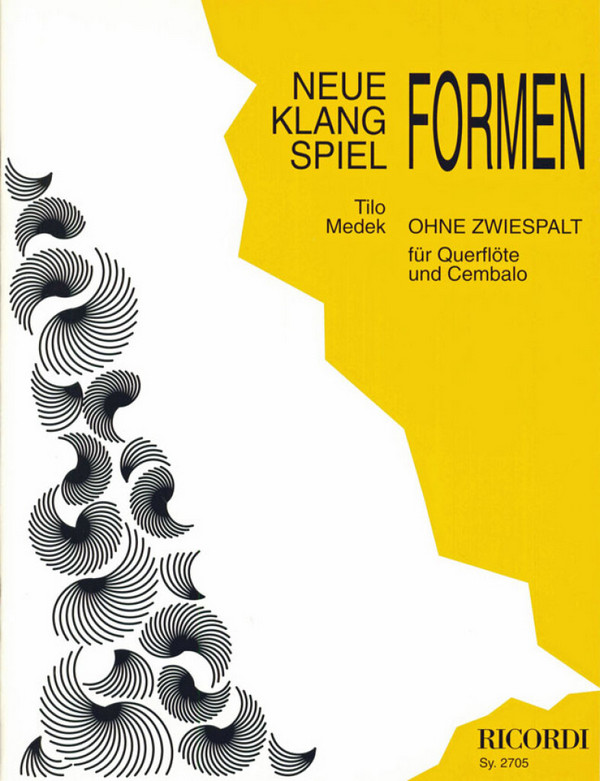 Ohne Zwiespalt für Flöte und&nbsp;&nbsp;Cembalo&nbsp;&nbsp;Spielpartitur