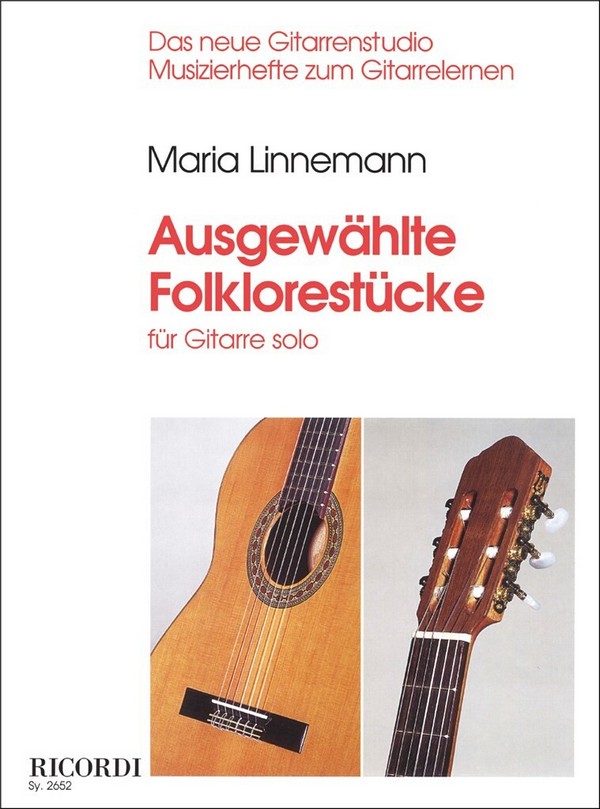 Ausgewählte Folklorestücke  für Gitarre solo  
