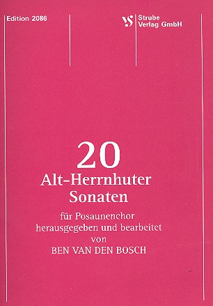 20 Alt-Herrenhuter Sonaten&nbsp;&nbsp;für Posaunenchor&nbsp;&nbsp;Partitur