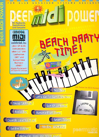 Beach Party Time  (+ Mididisc)  für Keyboards, Soundmodule und Computer  