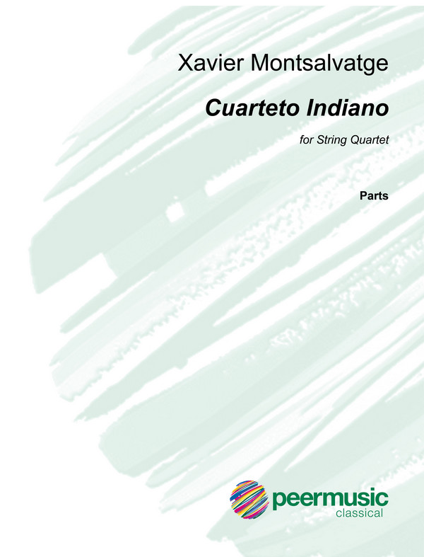 Cuarteto indiano  for string quartet  parts