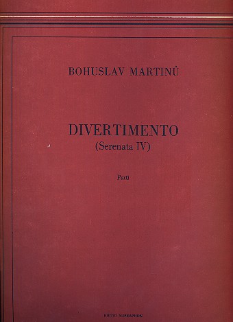 Divertimento (Serenata 4) für  Violine, Viola und Kammerorchester  Stimmen