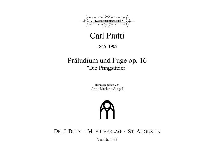Präludium und Fuge op.16  für Orgel  