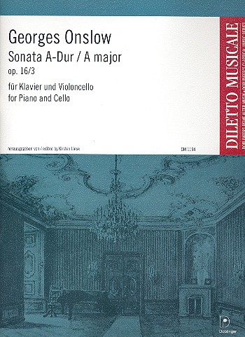 Sonata A-Dur op.16,3  für Violoncello und Klavier  