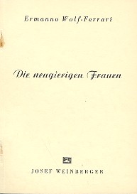 Die neugierigen Frauen     Libretto