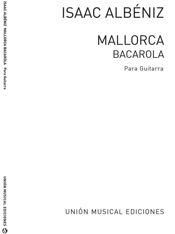 Mallorca Barcarola para guitarra    