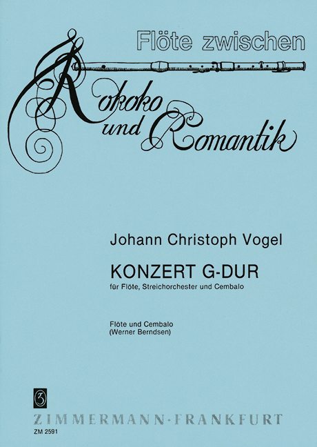 Konzert G-Dur für Flöte, Streichorchester&nbsp;&nbsp;und Bc für Flöte und Cembalo (Klavier)&nbsp;&nbsp;