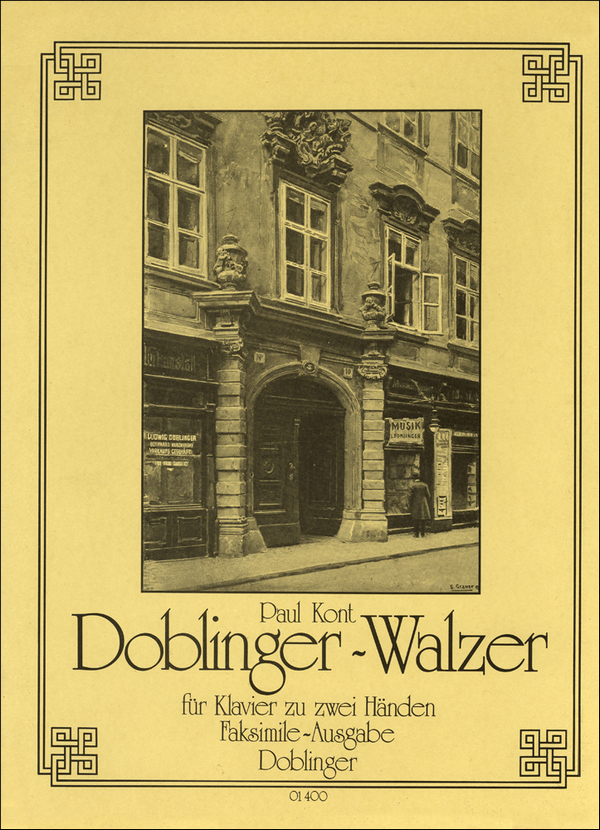 Doblinger-Walzer für Klavier  Faksimile  
