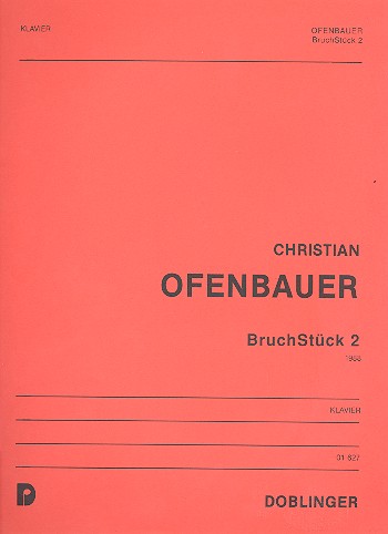 Bruchstück 2&nbsp;&nbsp;für Klavier&nbsp;&nbsp;