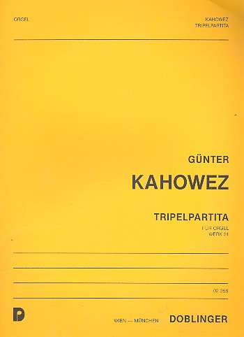 Tripelpartita op.51&nbsp;&nbsp;für Orgel&nbsp;&nbsp;
