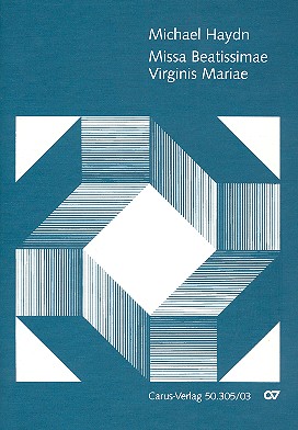 Missa beatissimae virginis Mariae&nbsp;&nbsp;für Soli, Chor und Orchester&nbsp;&nbsp;Klavierauszug