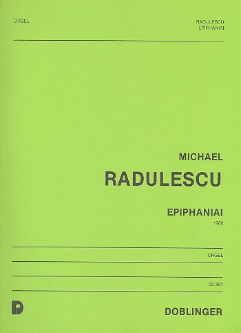 Epiphaniai  für Orgel  