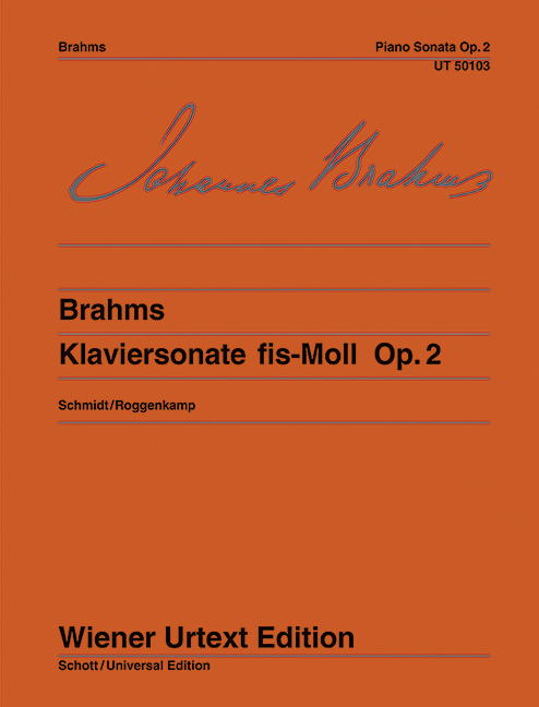 Sonate fis-Moll op.2&nbsp;&nbsp;für Klavier&nbsp;&nbsp;
