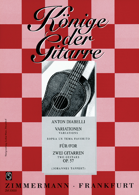 Variationen sopra un tema favorito op.57  für 2 Gitarren  2 Spielpartituren