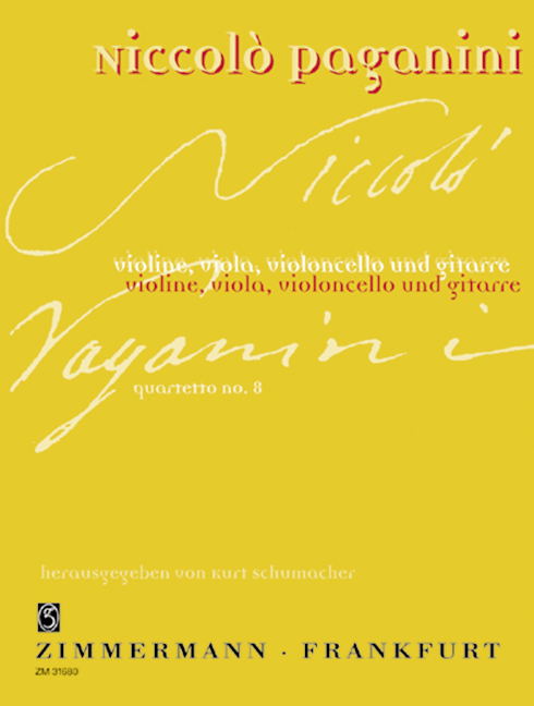 Quartett Nr.8 für Streichtrio&nbsp;&nbsp;und Gitarre&nbsp;&nbsp;Partitur und Stimmen